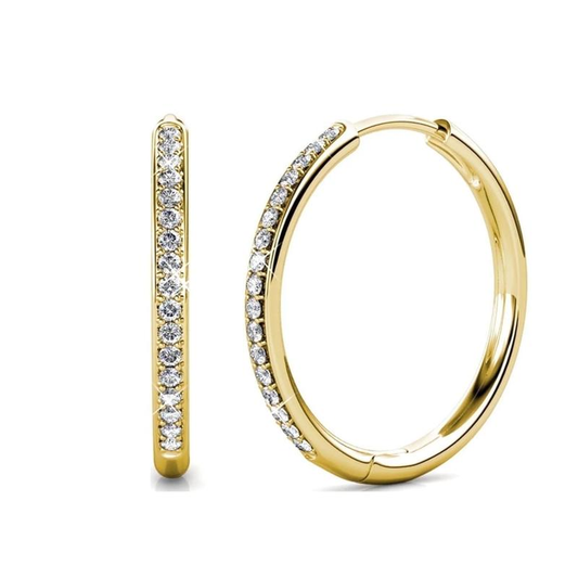 Sorel Pave Earrings | White Gold 14k