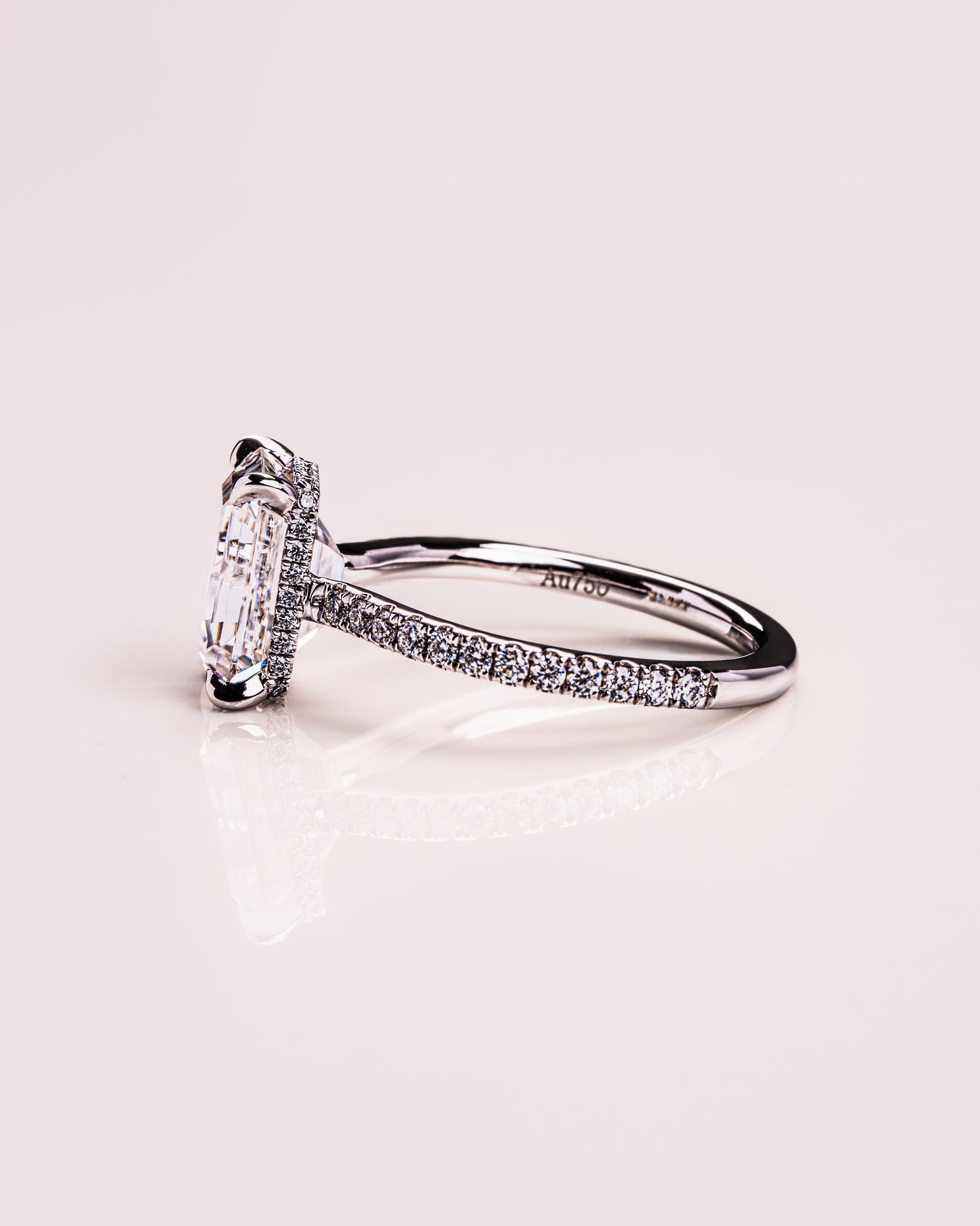 Jasmine (with Pavé) - Emerald | Silver