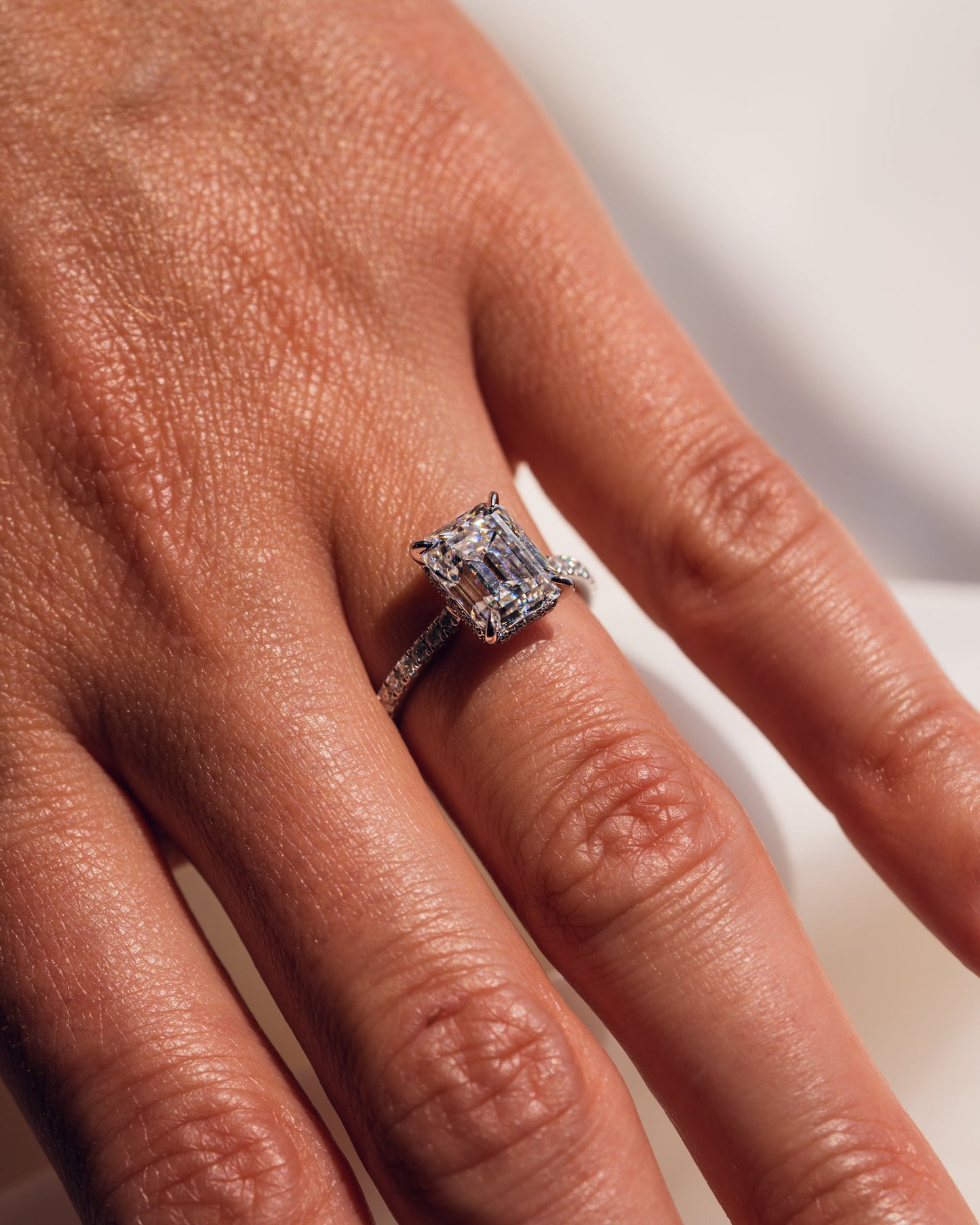 Jasmine (with Pavé) - Emerald | Silver