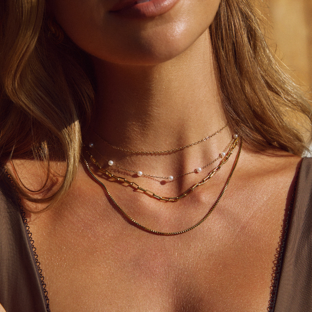 Nura Pearl 18K Gold Necklace