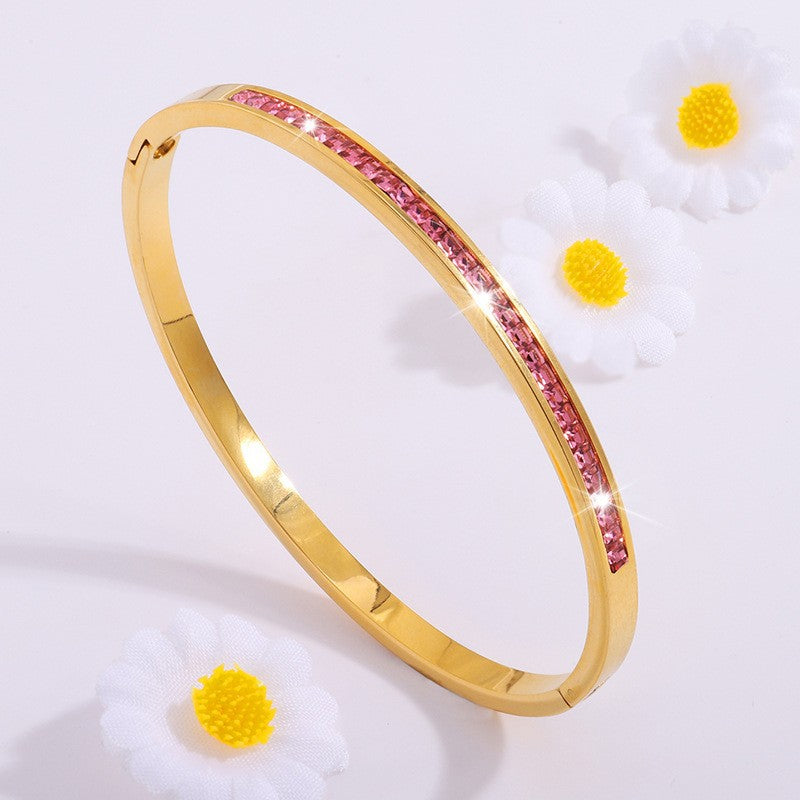 Liora Bellanotte Bracelet Purple | Gold 16k