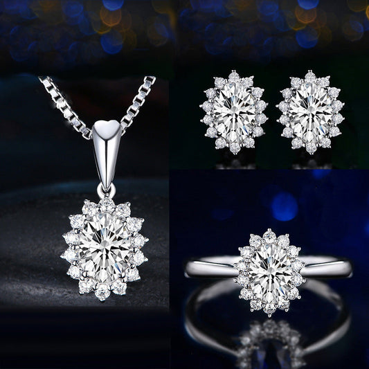 Sophia Fleurane Purple Set | White Gold 16k