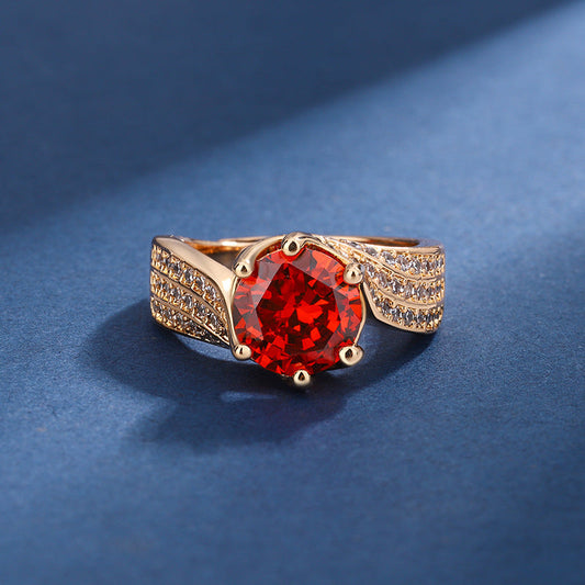 Crimson Champagne Set | Rose Gold 14k