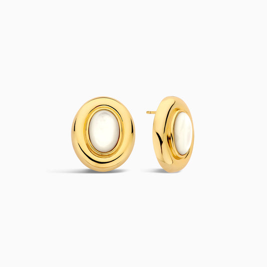 Giselle Pearl Earrings | White Gold 14k