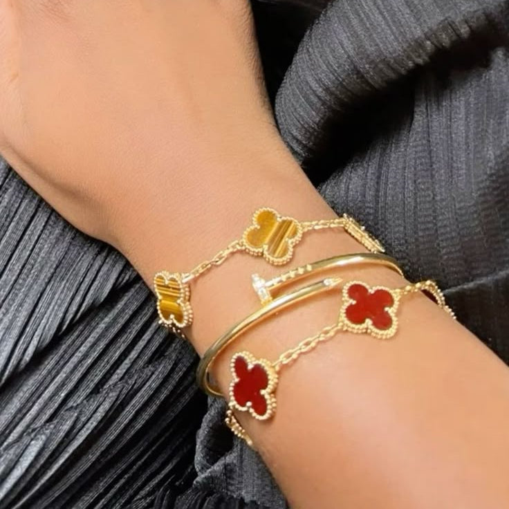 CLOVER | RED BRACELET