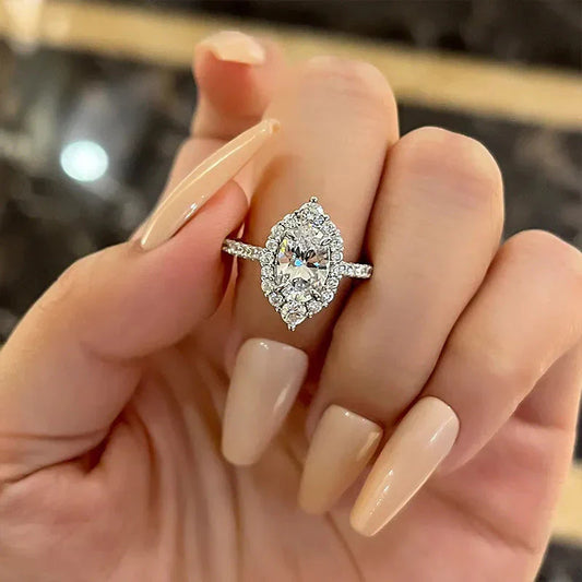Florinda Marchesi Ring | White Gold 18k