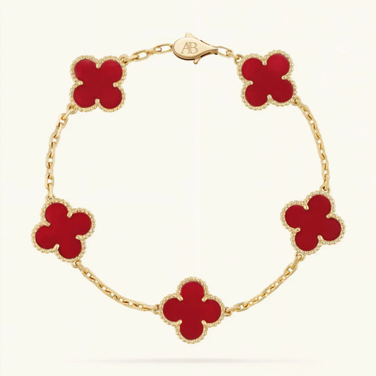CLOVER | RED BRACELET