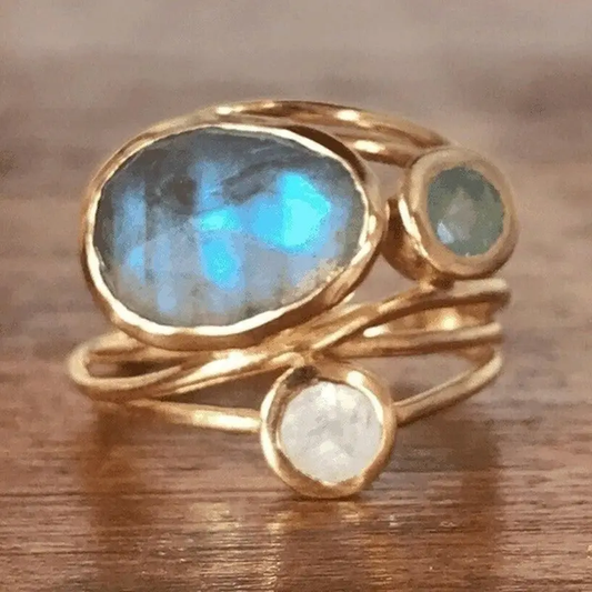 Vintage Blue Moonstone Ring