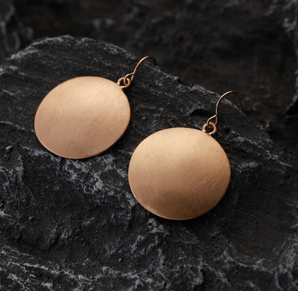 Vintage Gold Plate Earrings