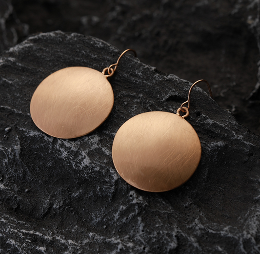 Vintage Gold Plate Earrings